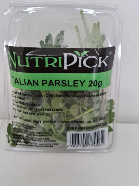 Nutripick Italian Parsley 20g