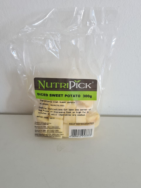 Nutripick Sweet Potato Diced 300g