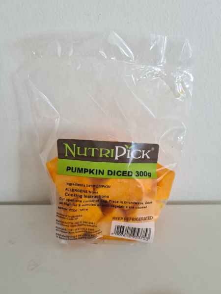 Nutripick Diced Pumkin 300g