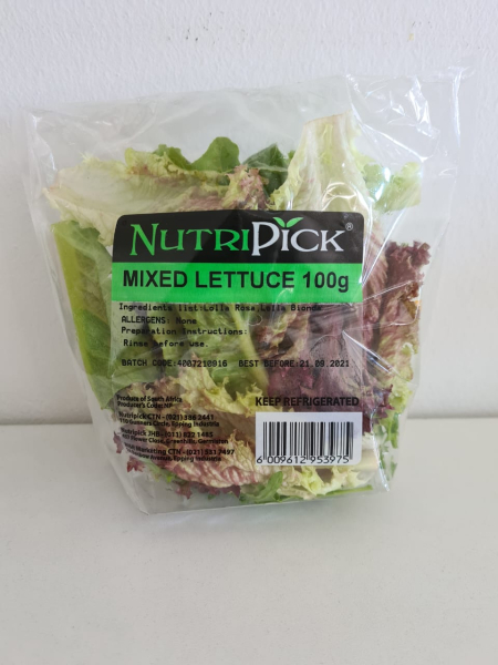 Nutripick Fancy Mix Lettuce 100g