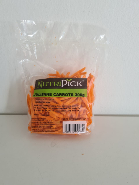 Nutripick Carrots Julienne 300g