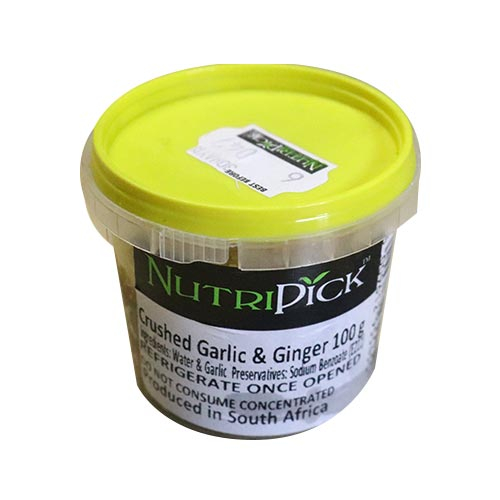 Nutripick Crushed Garlic Ginger Each