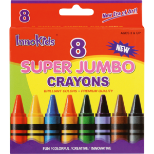 Kids Club Wax Crayons Super Jumbo 8 &#039;s