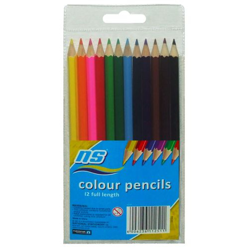 Ns Colour Pencils Full Length 12 &#039;s