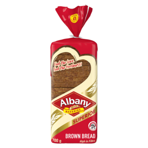 Albany Sup Brown Sliced 700 G