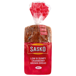 Sasko Brn Dumpy Lowgi Cranberry 800 G