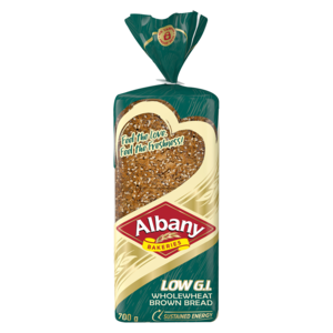 Albany Sup Whlwheat Bread Brn Lowgi 800 G