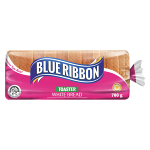 Blue Ribbon White Toaster 700g