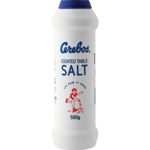 Cerebos Salt Iodated Table Flask 500 G