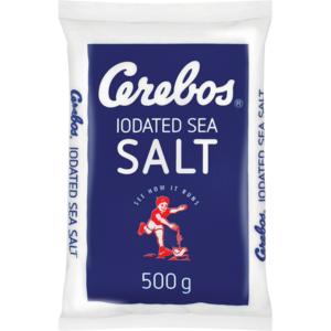Cerebos Salt Iodated Table Poly 500 G