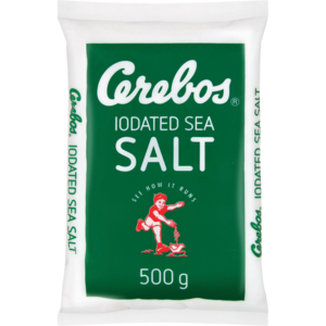 Cerebos Salt Iodated Sea Poly 500 G