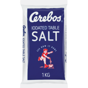 Cerebos Salt Iodated Table Poly 1 Kg