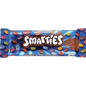 Nestle Slab Milkybar Smarties 80 G