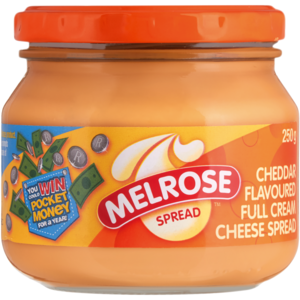 Melrose Spread Cheddar 250 G