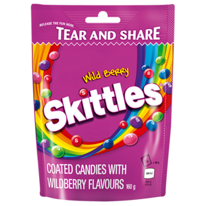 Skittles Chewy Candy Wild Berry 160 G