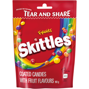 Skittles Chewy Candy Fruits 160 G