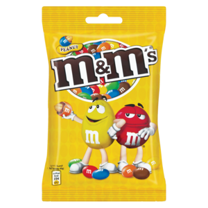 M &amp; M&#039;s Coated Choc Peanuts 100 G