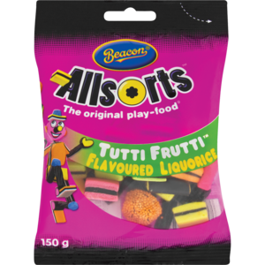 Beacon Liquorice Allsorts Tutti Frt 125 G