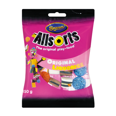 Beacon Liqourice Allsorts 125 G