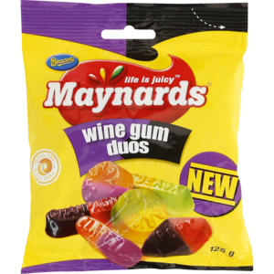 Beacon Maynards Wine Gums Duos 125 G