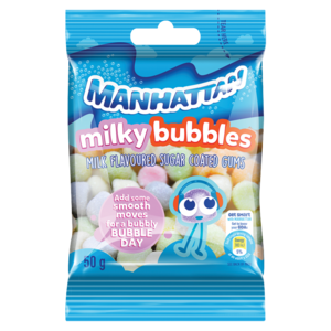 Manhattan Bubbles Milky 50 G