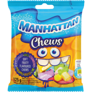 Manhattan Candy Chews Fruity 125 G