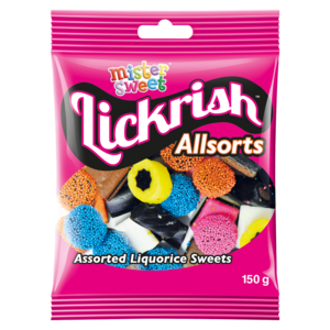 Mister Sweet Liquorice Allsorts 150 G