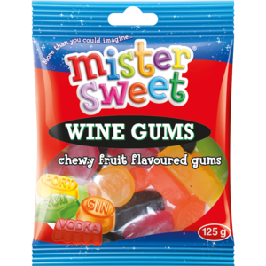 Mister Sweet Wine Gums 125 G