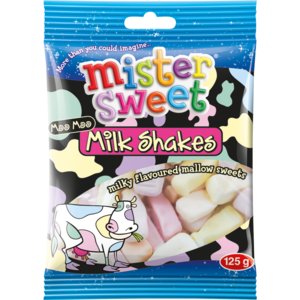 Mister Sweet Moo Moo Milkshakes 125 G