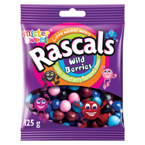 Mister Sweet Rascals Wild Berries 125 G