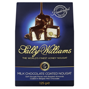 Sally Williams Nougat Gft Milk Choc 125 G