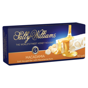 Sally Williams Nougat Bar Macadamia 50 G