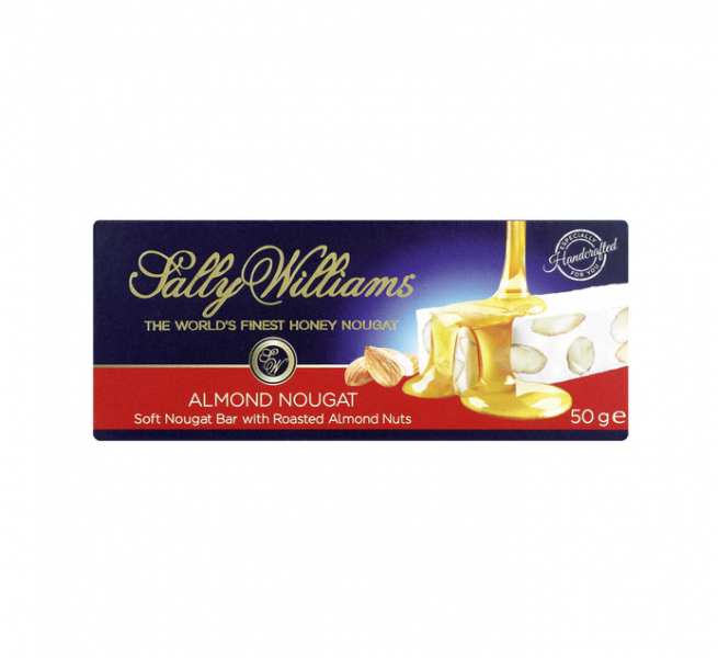 Sally Williams Nougat Bar Almond 50 G