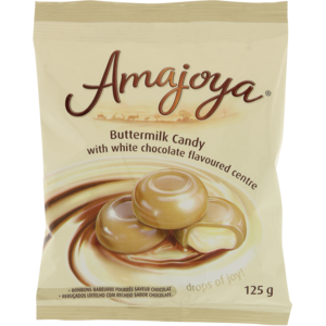 Amajoya Buttermilk Candy White Choc 125 G