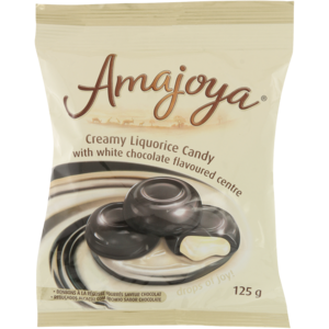 Amajoya Liquorice Candy White Choc 125 G