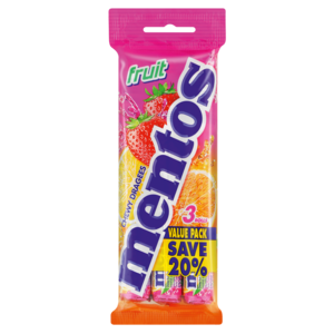 Mentos Multi Pack Fruit 3 &#039;s