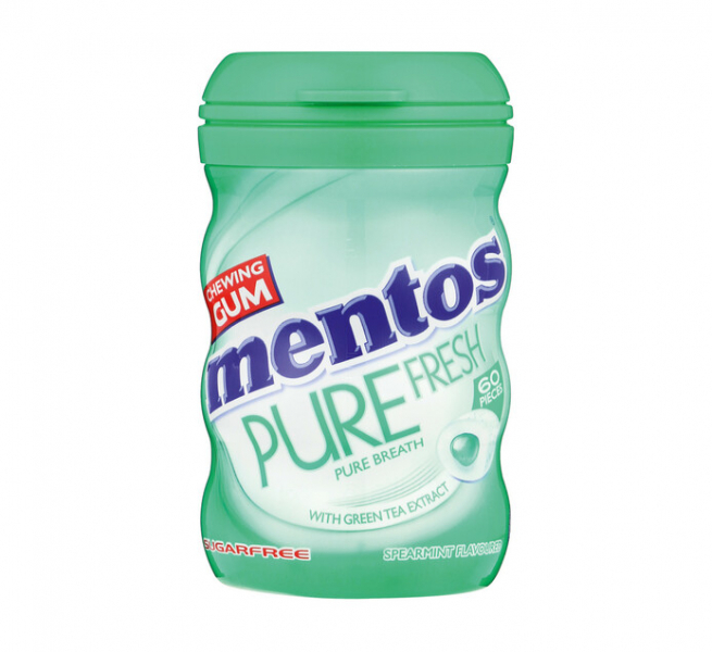 Mentos Gum Spearmint 60p 1 Each