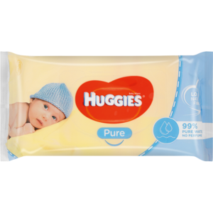 Huggies Baby Wipes Pure 56 &#039;s