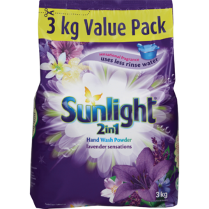 Sunlight Washing Pwd Lavender 3 Kg