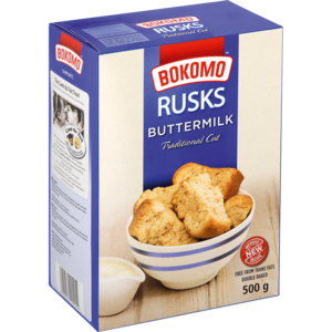 Bokomo Rusks Buttermilk 500 G