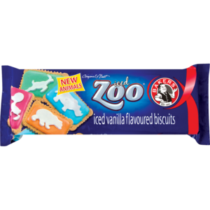 Bakers Kids Zone Iced Zoo 150 G