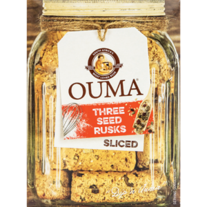 Ouma Rusks Sliced Three Seed 450 G