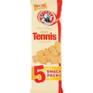 Bakers Mini Tennis Biscuits M/pack 5 &#039;s