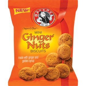 Bakers Mini Gingernuts 40 G