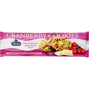 Merba Cranberry Cookies 150 G