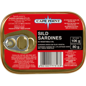 C/point Sardines Sild In Veg Oil 1 &#039;s