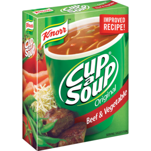 Knorr Cup A Soup Beef Veg 4 &#039;s