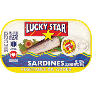 Sardines Veg Oil Lucky Star 120g 120 G