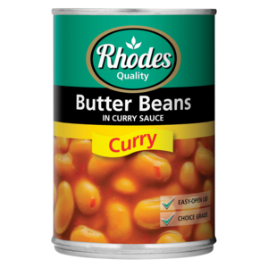 Rhodes Butter Beans In Curry Sauce 410 G