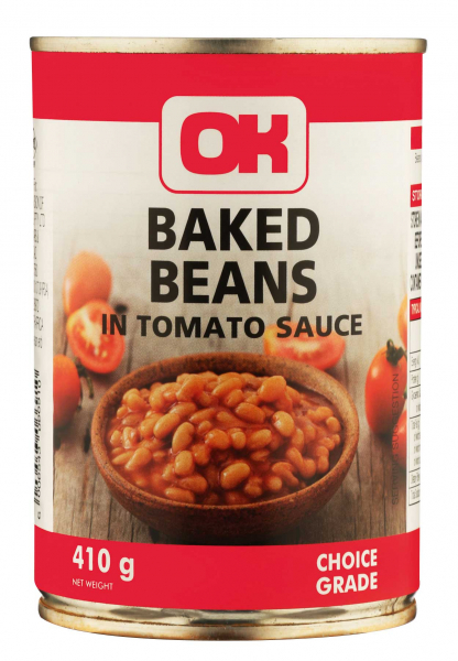 Ok Beans In Tomato Sauce 410 G